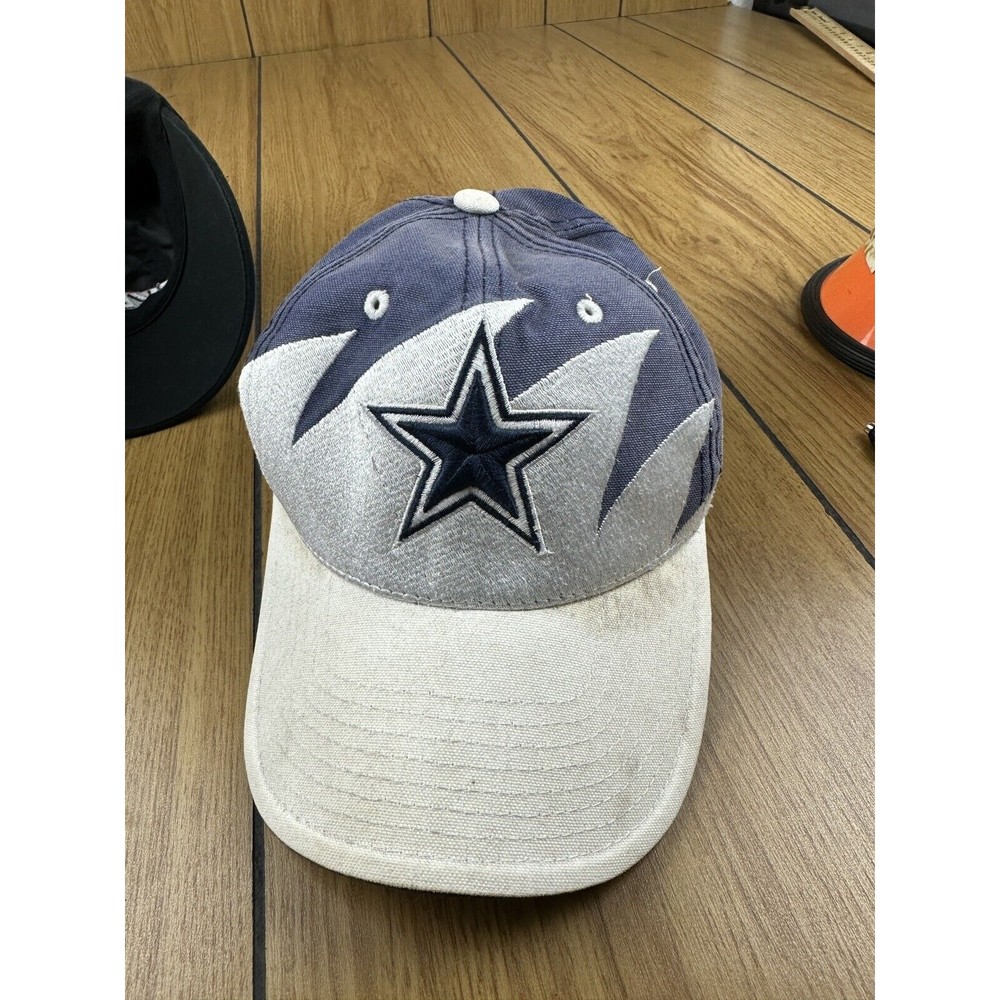 Vintage Dallas Cowboys Wave Hat or Shark tooth design Ball Cap Logo Athletic
